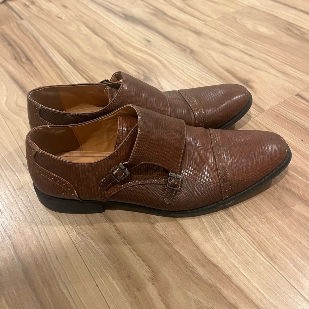 Men's Brown Leather Dress Shoes